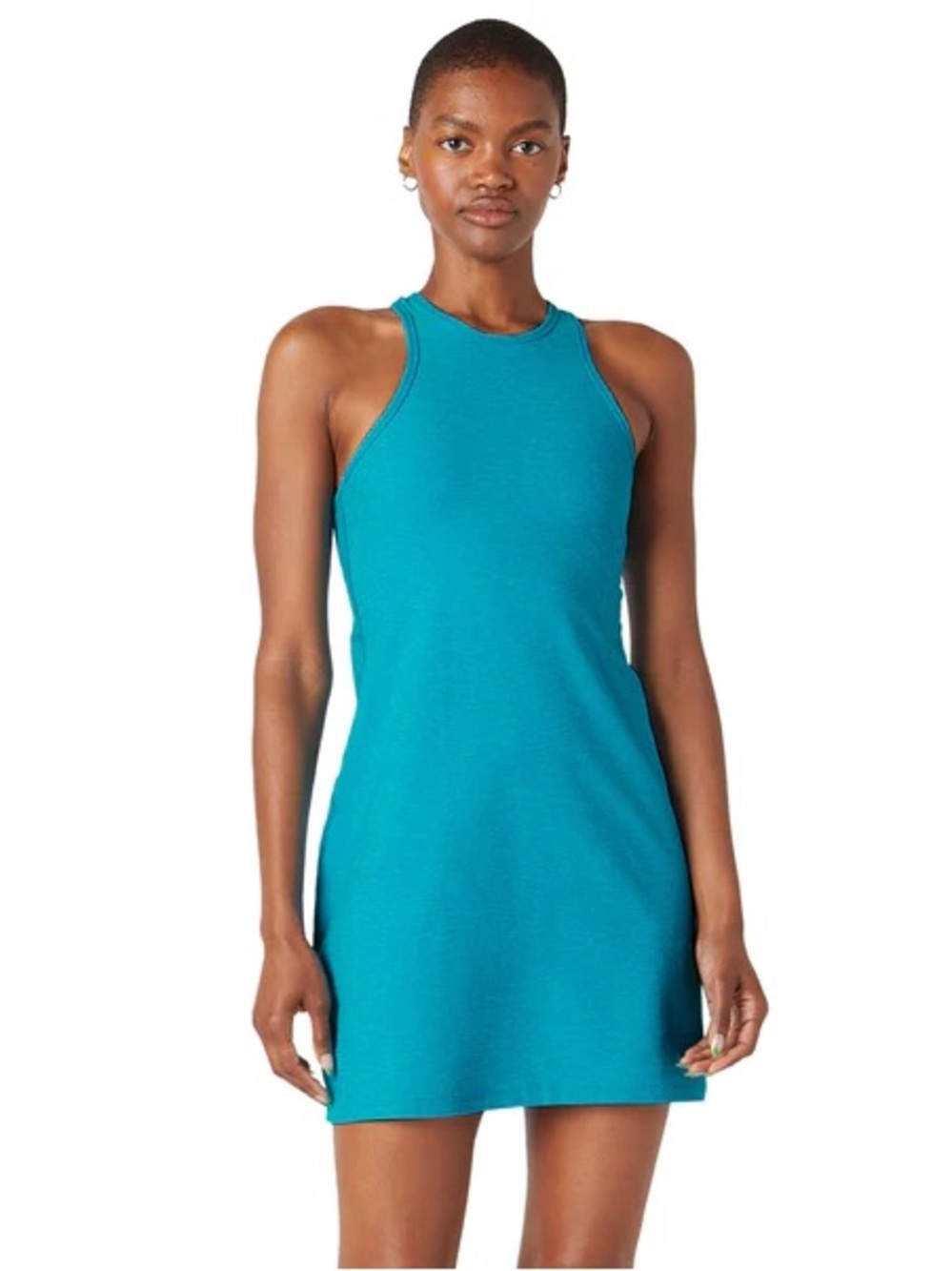 Beyond Yoga Spacedye Under Lock and Key Dress Blue Size 1X NWT Pickleball Tennis